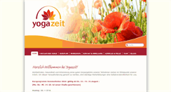 Desktop Screenshot of meineyogazeit.de